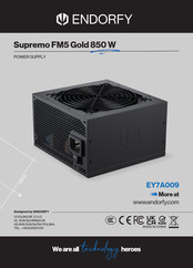 ENDORFY Supremo FM5 Gold 850 W Manual