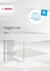 Bosch VeggieLove MUM5XW10 User Manual