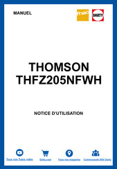 THOMSON THFZ205NFWH Operating Instructions Manual