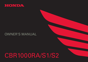Honda CBR1000RR SP 2018 Owner's Manual