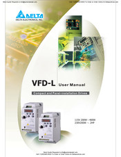 Delta VFD400WL21A User Manual