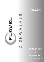 Flavel FDW453 Installation & Operation Instructions