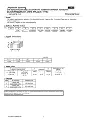Murata GCJ32ER71C226KE01 Series Reference Sheet