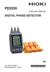 Hioki PD3259-OB Instruction Manual