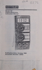Keithley 131 Instruction Manual