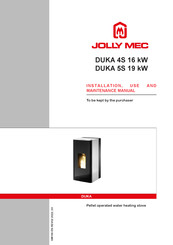 Jolly Mec DUKA 5S 19 kW Instructions For Installation, Use And Maintenance Manual