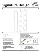 Signature Design by Ashley Langdrew EA1864-4X2 Assembly Instructions And Warranty Information