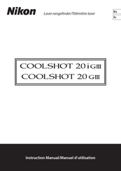 Nikon COOLSHOT 20 i GIII Instruction Manual