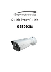 Speco O4BDD2M Quick Start Manual