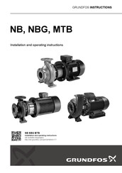 Grundfos MTB Installation And Operating Instructions Manual