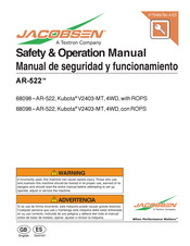 Textron JACOBSEN AR-522 Safety & Operation Manual