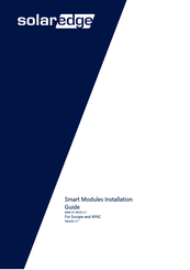 SolarEdge SPV-R54DWML Series Installation Manual