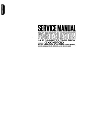 Akai GXC-500 Service Manual