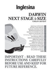 Inglesina DARWIN NEXT STAGE i-SIZE Instruction Manual