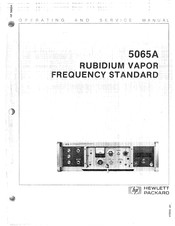 HP 5065A Manual