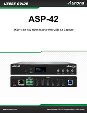 Aurora ASP-42 User Manual