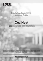 IXL CoziHeat CAST32R Installation Instructions And User Manual