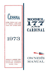 Cessna 1973 Cardinal Owner's Manual