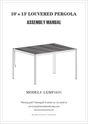 domi outdoor living LGMF1631 Assembly Manual