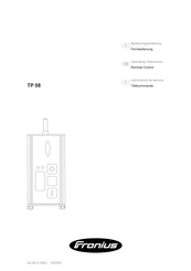 Fronius TP 08 Operating Instructions Manual