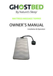 Nature's Sleep GHOTBED Owner's Manual