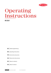 Fronius RI IO/i Operating Instructions Manual