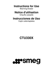 Smeg CTU330X Instructions For Use Manual