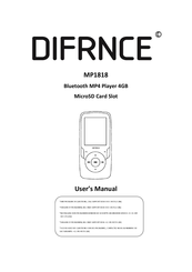 Difrnce MP1818 User Manual