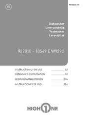 HIGHONE 10S49 E W929C Instructions For Use Manual