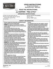 Maytag MDG18PD User Instructions