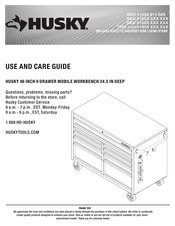 Husky HOTC4609BP6M Use And Care Manual