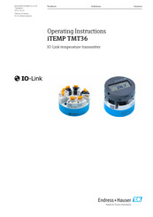 Endress+Hauser iTEMP TMT36 Operating Instructions Manual