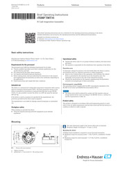 Endress+Hauser iTEMP TMT36 Brief Operating Instructions