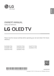 LG OLED83C1PSA Owner's Manual