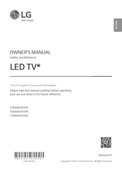 LG 65NANO95SPA Owner's Manual