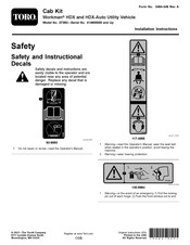 Toro Workman HDX-Auto Installation Instructions Manual