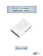 Converters.TV Multi Vision 521 Operation Manual