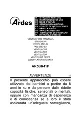 ARDES AR5BR41P Instructions For Use Manual