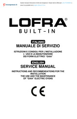 Lofra FOVN69EE Service Manual