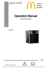 Henny Penny McDonald's UHC 600 Operation Manual