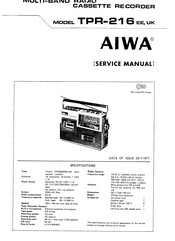 Aiwa TPR-216EE Service Manual