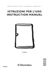 Electrolux UG 0880 N Instruction Manual