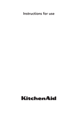 KitchenAid KHIP4 77511 Instructions For Use Manual