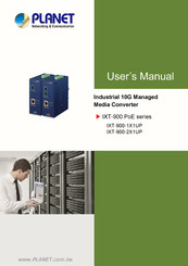 Planet IXT-900-1X1UP User Manual