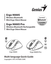 Genius KYE Systems Ergo 9000S Quick Manual