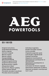 AEG EX 150 E Original Instructions Manual