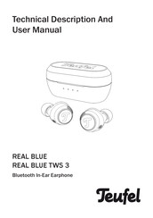 Teufel REAL BLUE TWS 3 Technical Description And User Manual