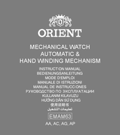 Orient RA-AP0105Y Instruction Manual