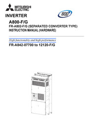 Mitsubishi Electric FR-A802-G Series Instruction Manual