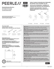 PEERLESS XANDER PTT14419-BL Installation Instructions Manual